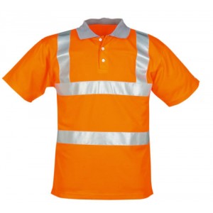 Short Sleeved Polo Shirt Orange
