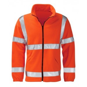 Orange Fleece Jacket