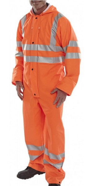 Waterproof Breathable Coverall Orange