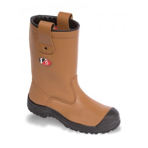 Deluxe Fur Lined Tan Rigger Boot