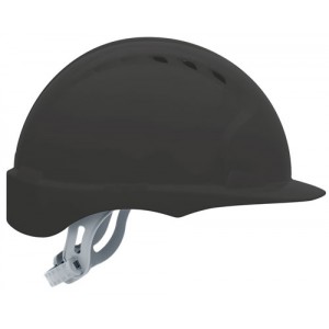 Safety Helmet Black Standard Peak