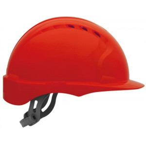 Safety Helmet Red Standard Peak