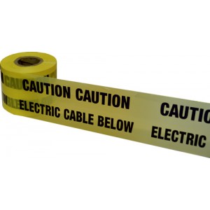 Underground Warning Tape Electric Cable Below