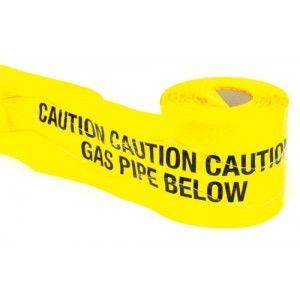 Detectable Underground Warning Tape Gas Pipe Below