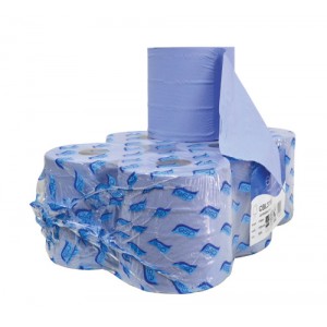Paper Hand Towels Centre Feed Blue